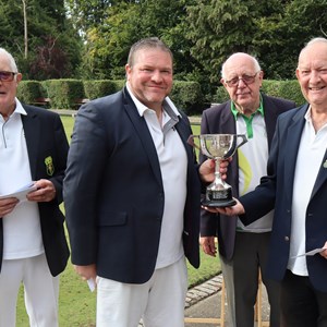 Winners Mens pairs Gary and Steve
