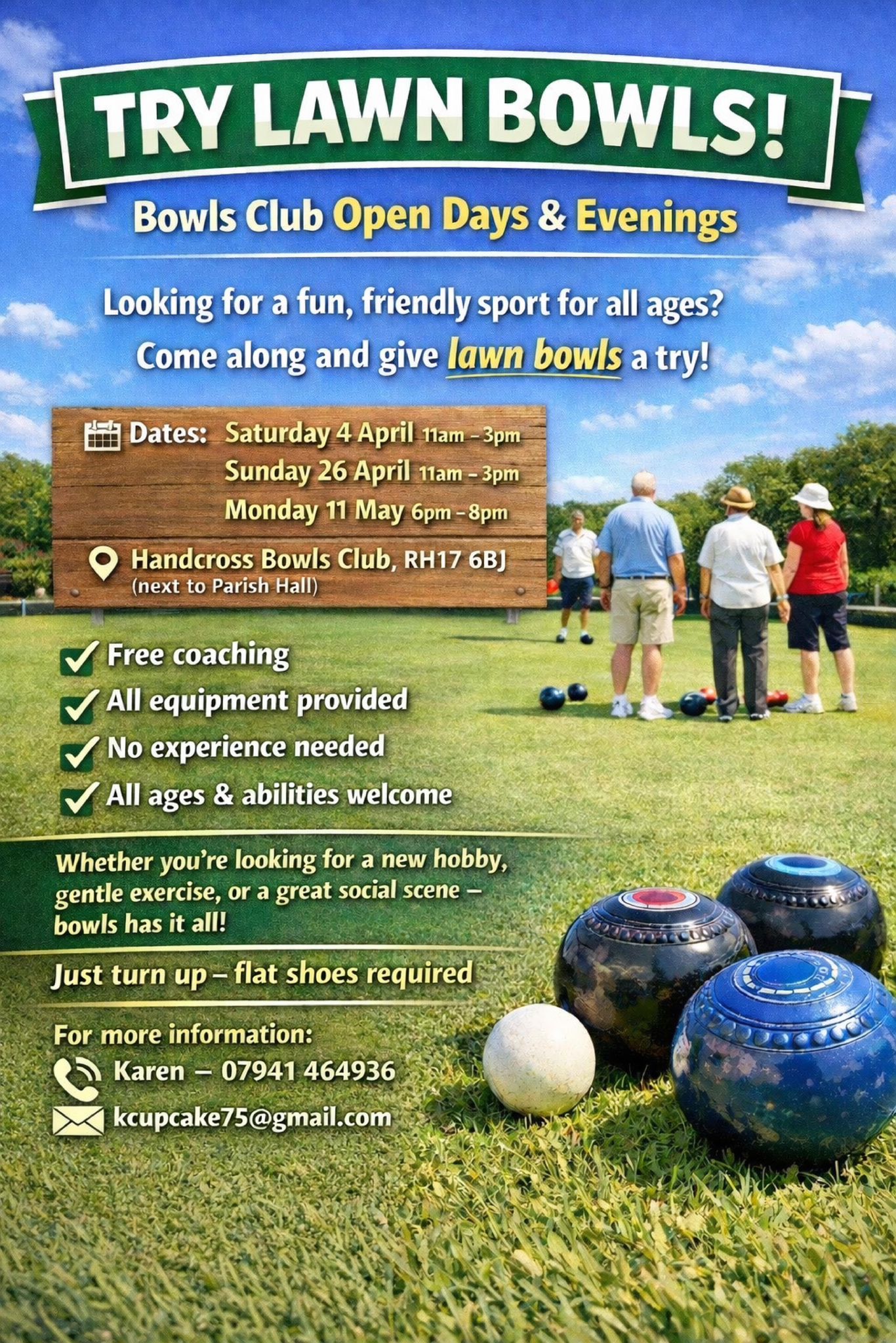 Handcross Bowls Club Home