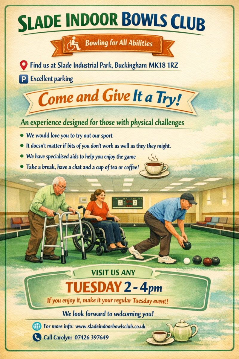 Slade Indoor Bowls Club Is Tuesday Club for You?