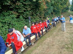 The Chelsea Pensioners take a ride