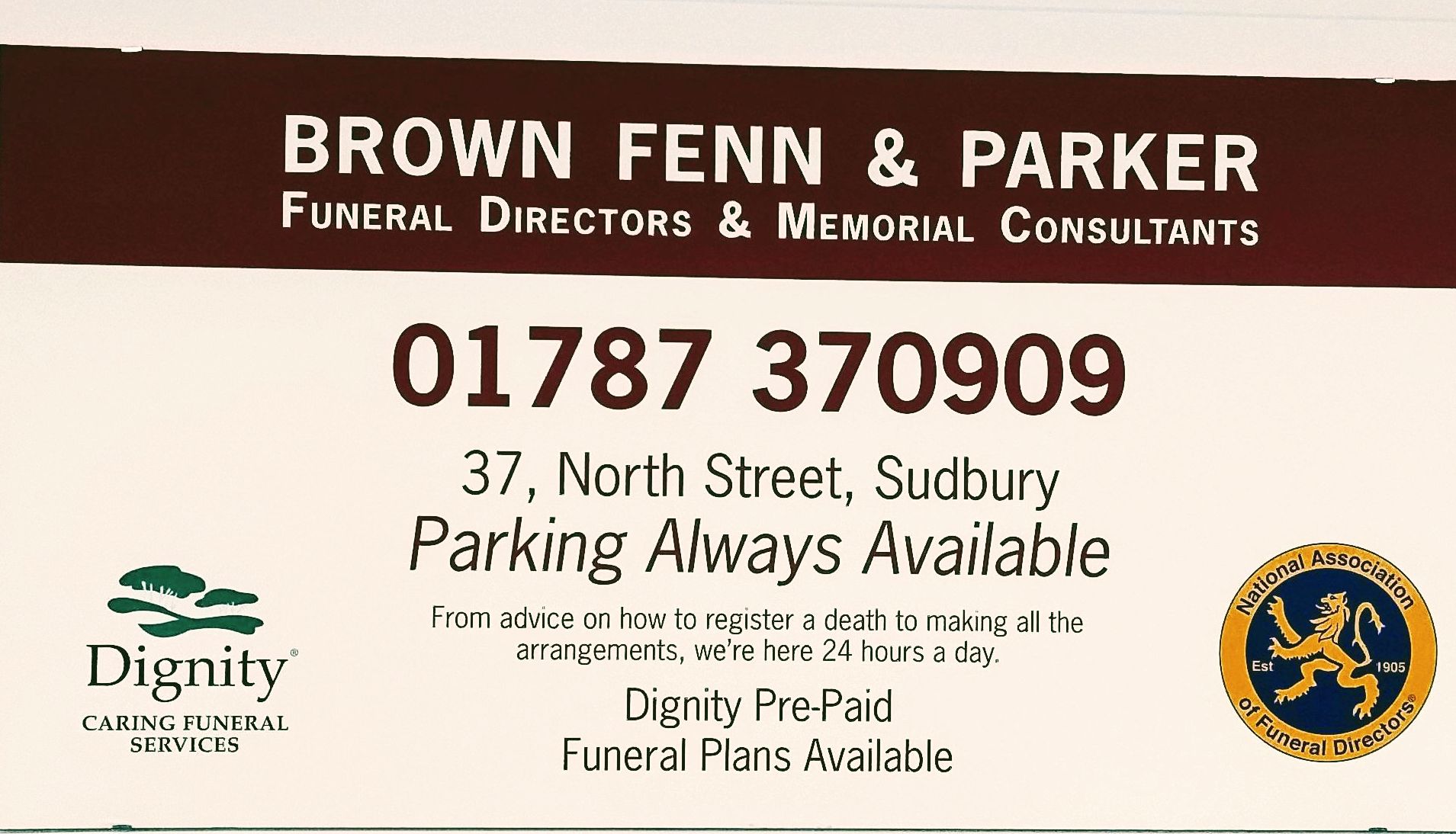 SUDBURY BOWLS CLUB Sponsors