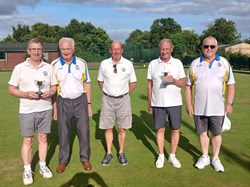 2-Wood Pairs Winners & Runners-up with Club Captain