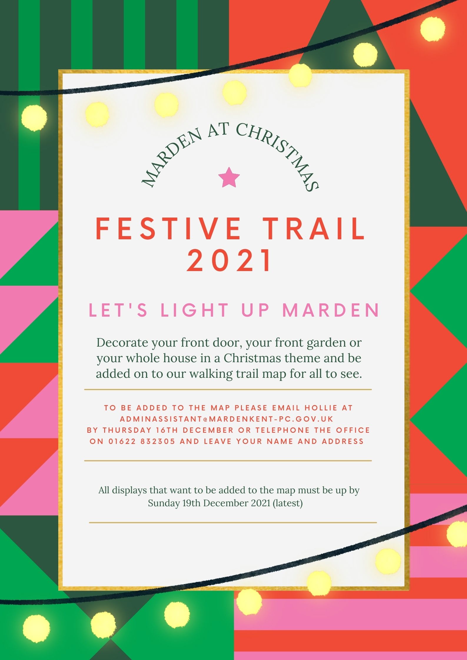 Marden Parish Council Christmas 2021