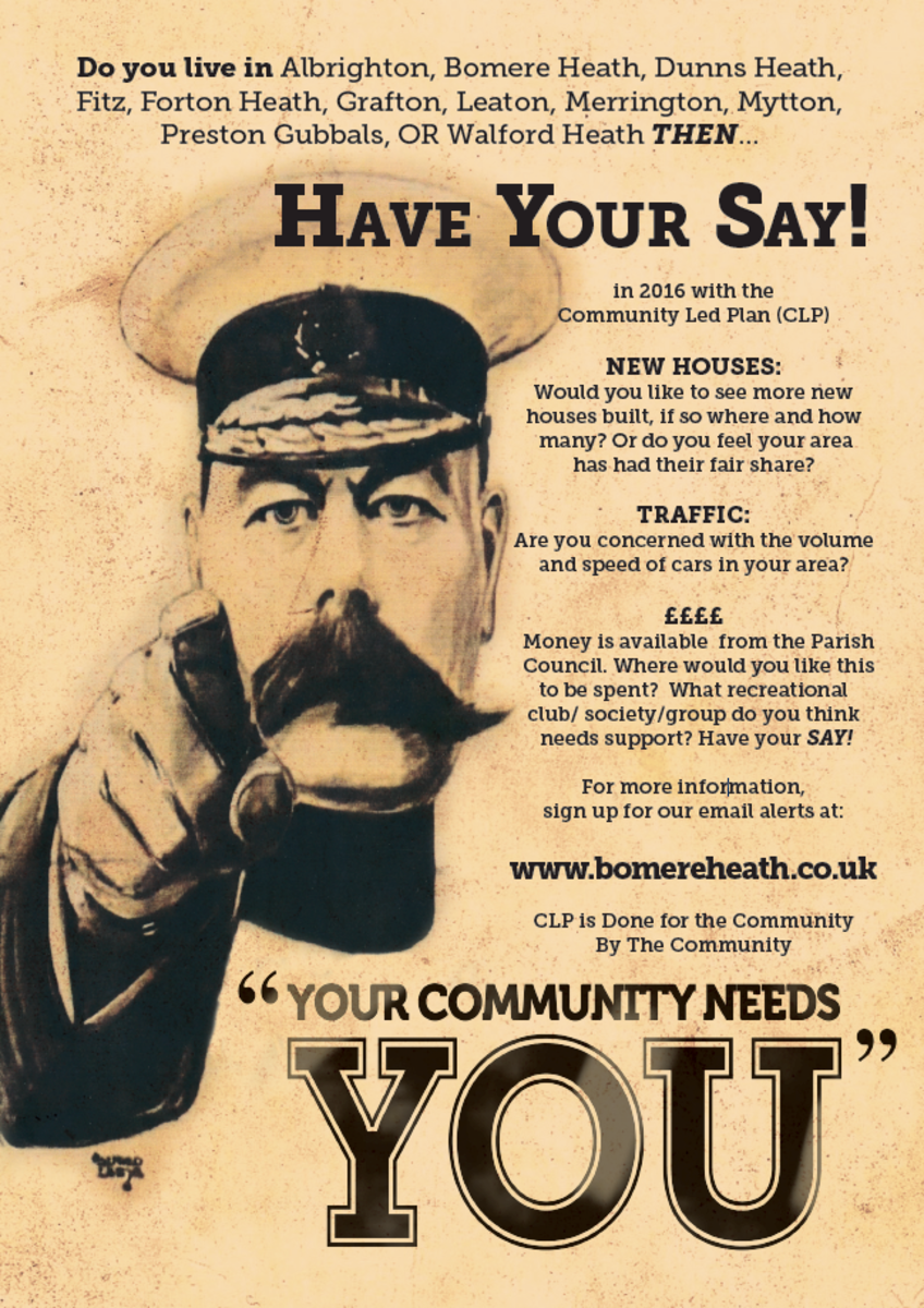 Your Community Needs You Poster