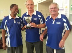 J Peters, B Harrison, J Saunders & R Lowther (Not pictured) - County Fours Winners 2016