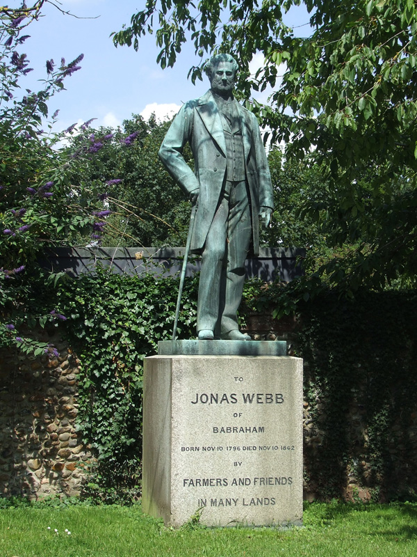 Jonas Webb: By Iain99 - Own work, Public Domain, https://commons.wikimedia.org/w/index.php?curid=2492242