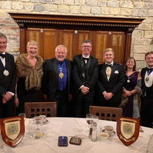 2021 Livery Dinner with the Guild's current Master, Stephen Knowles and guests