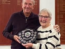 John Townley adds his name to the 2 Wood shield