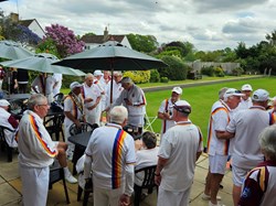 Essex gather before the match