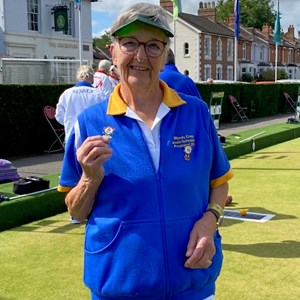 WendyC at Leamington Spa on 26th August, competing in the National Women's Senior Singles.