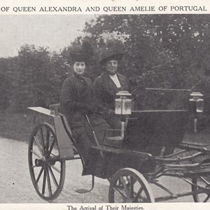 The Visit of Queen Alexandra and Queen Amelie of Portugal to Alton ~ The Arrival of Their Majesties - 26th July 1912.