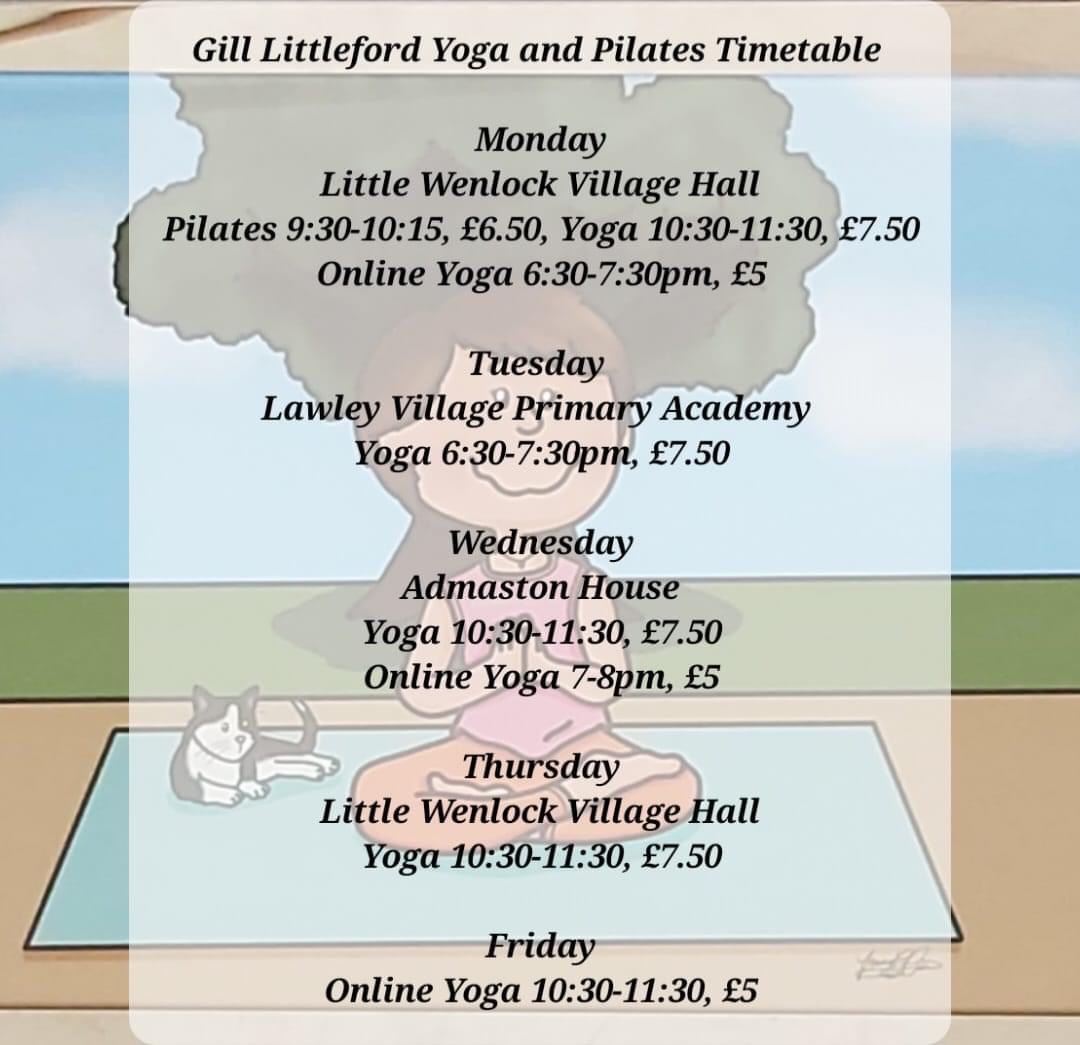 Little Wenlock Village Hall Yoga