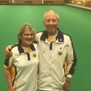 Mixed Pairs Runners Up: Wendy & Trevor Webb