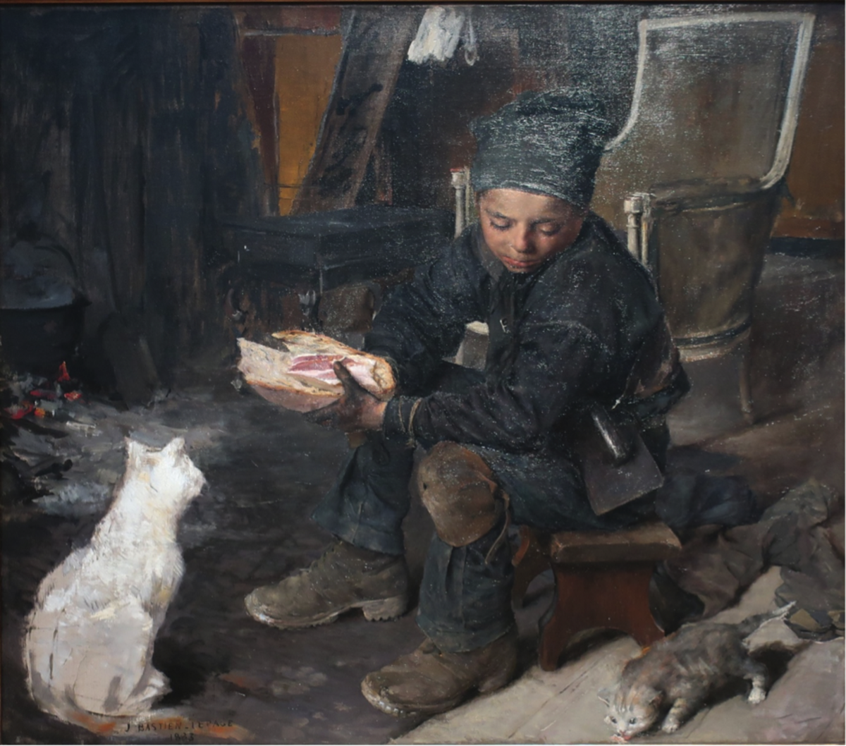 1883. The Little Chimney Sweep, oil on canvas, Jules Bastien-Lepage