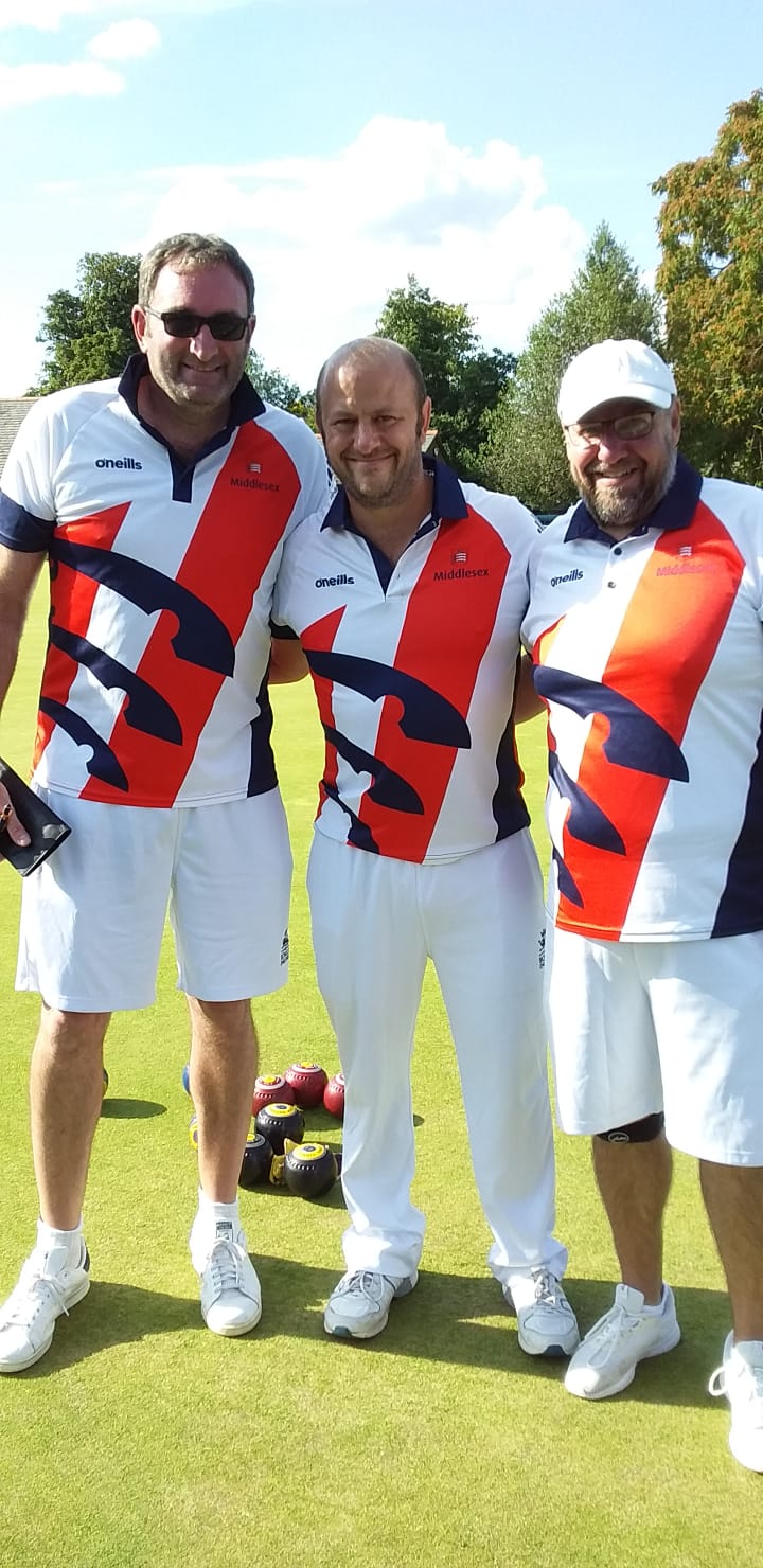 Nick, Dave, and Tim, Middlesex Triple Winning Team 2023