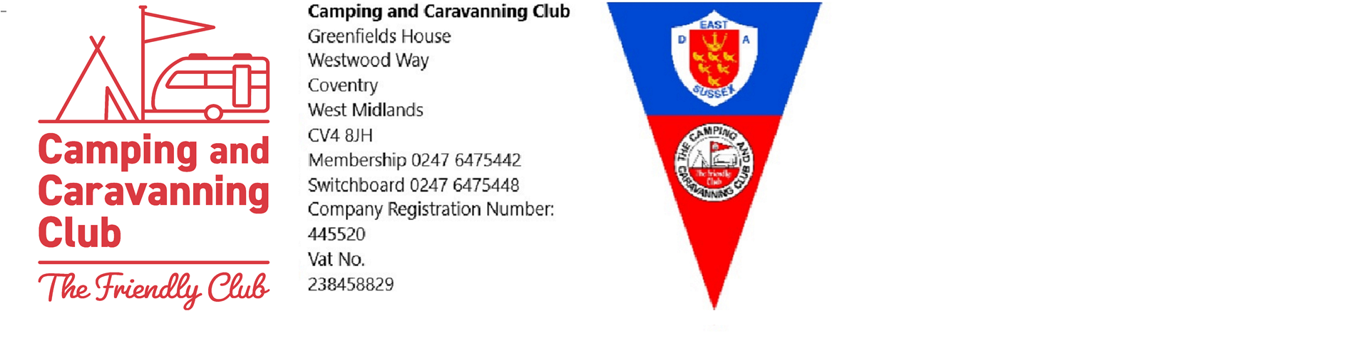 East Sussex DA of the camping and caravanning club Committee