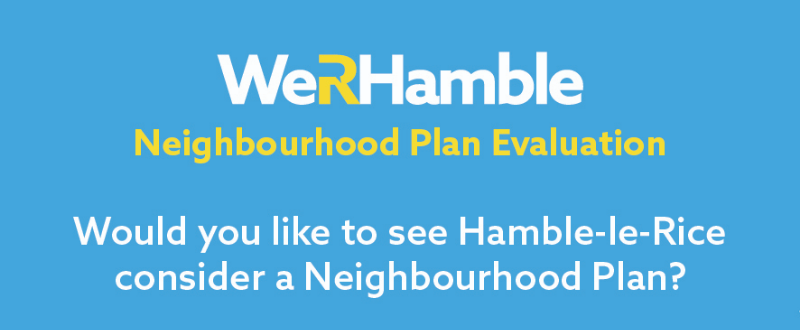 Hamble Parish Council Neighbourhood Plan Hamble Parish Council Neighbourhood Plan