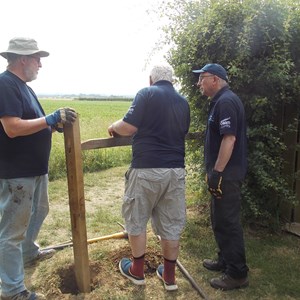 Sturton and District Shed Club Parish Council Fence Repair