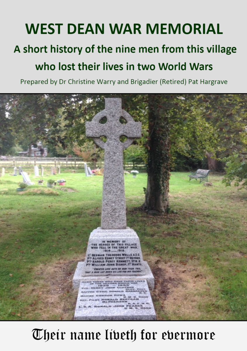 West Dean Parish Council War Memorial