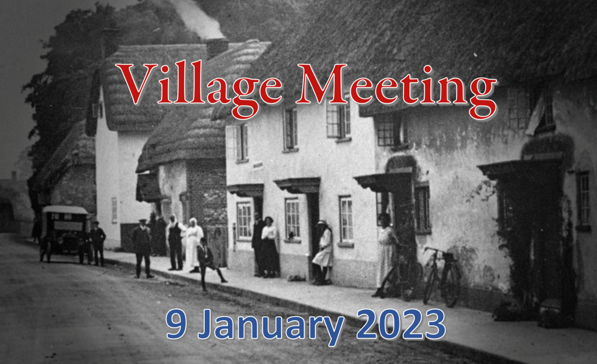 Berwick St James Parish Parish Meeting - 9 January '23