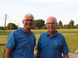 Graham and Captain Andy share the captains prize