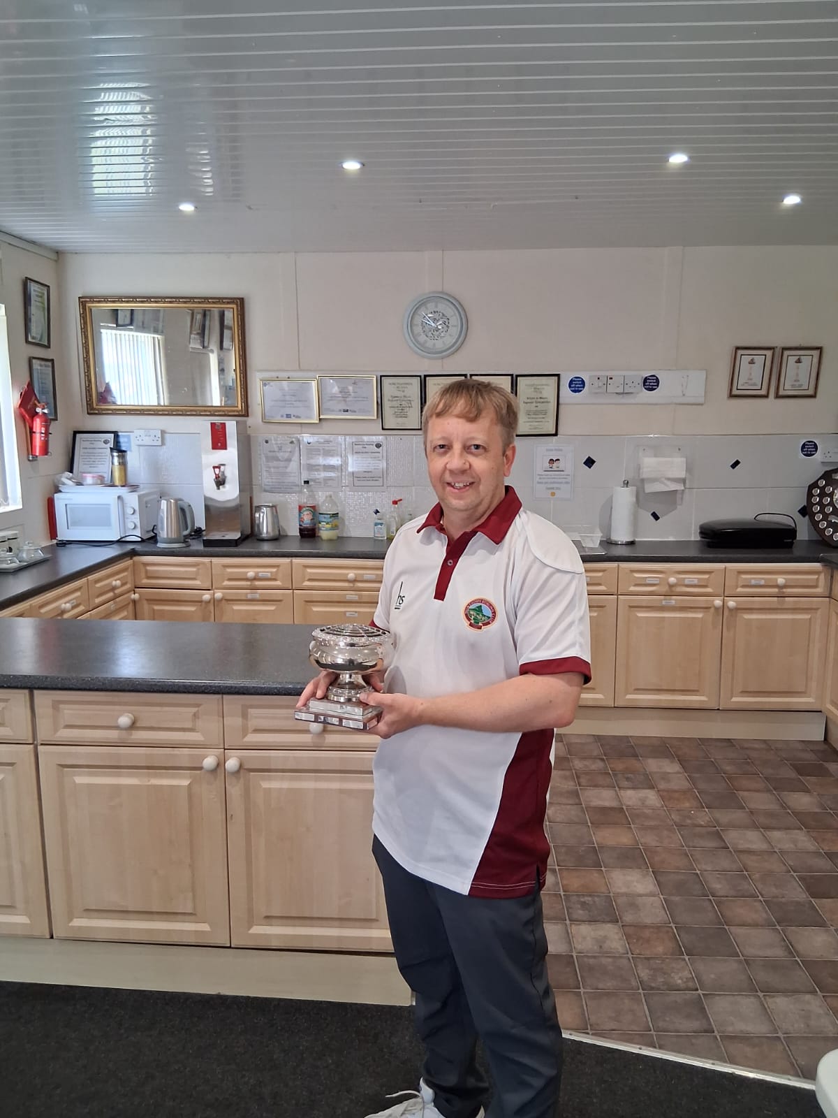 Dave Masters wins the Will Falls Handicap Singles