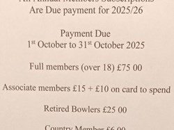 Middlesbrough Bowling Club Memberships