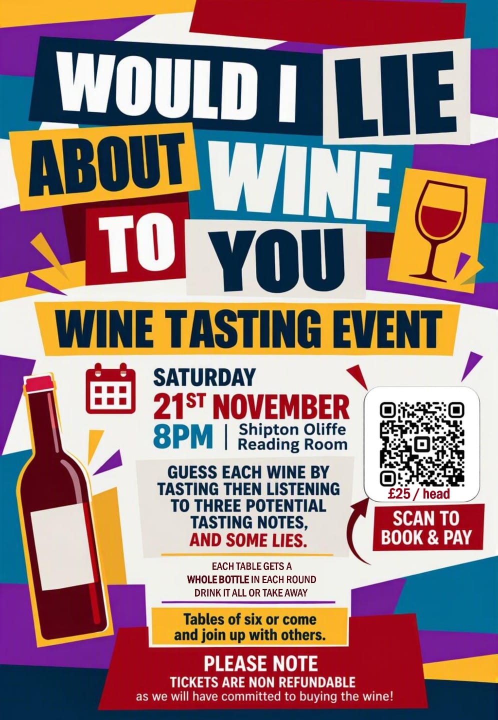 Shipton Village November: Wine Tasting Event
