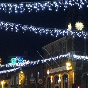 Town centre lights