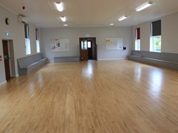 Hall from the Kitchen Looking Towards the Entrance