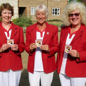 Aldiss Park ladies awarded County Badges