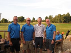 Steve, Alan, Ian and Andy the Cha Cha Cha winners