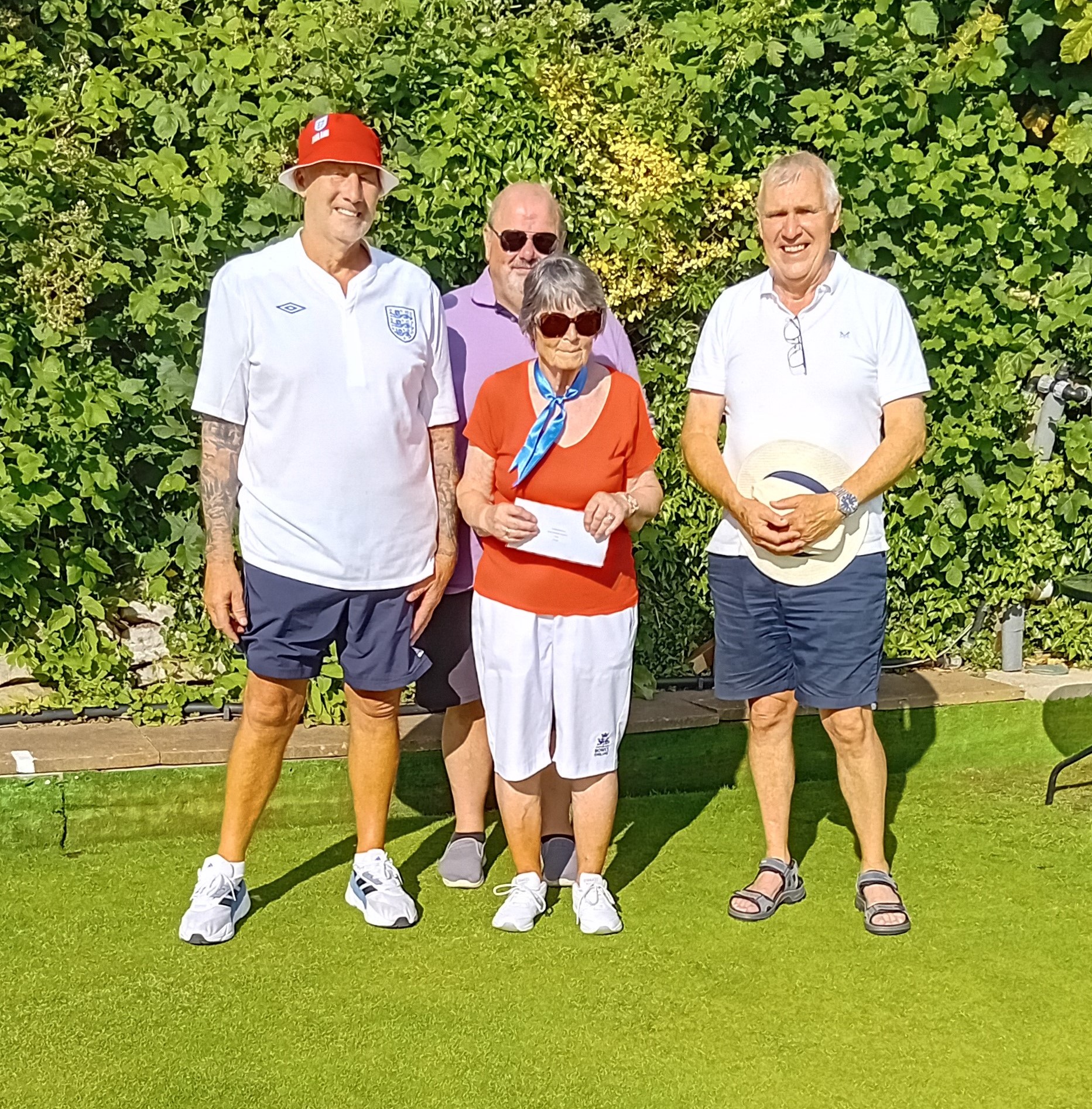 And also in the count at third place:  Mark Herbert, Sheila White, and Derek Phippen