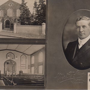 Alton Congregational Church and Pastor c1912