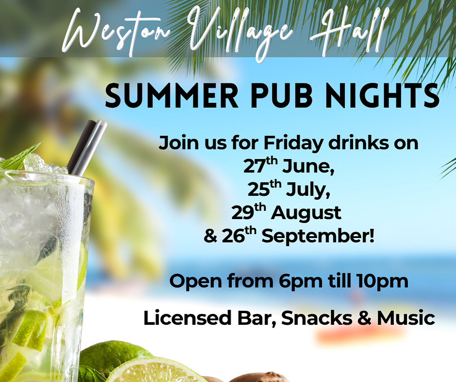 Weston Parish, Nottinghamshire Village Hall Events Weston Parish, Nottinghamshire Village Hall Events
