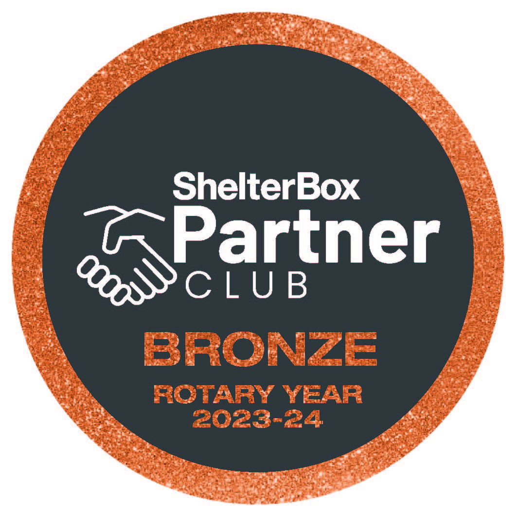 For the second year running, Hoddesdon Rotary Club is a member of the ShelterBox partner Club