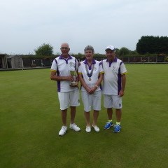 Mens Pairs - Winners Eddie Upright & Jim McDonald