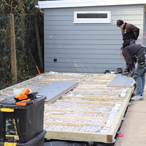 Insulated floor frame, Tue 18 Feb 25