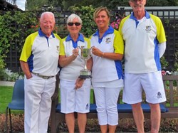Congratulations to the winners of the Long Crendon Fours - Mike, Ann, Sandra and Charlie