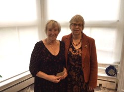 Diann Howell, runner up Ladies Champion.  Winner Karen King (not present) Diann Howell, runner up Ladies Champion.  Winner Karen King (not present)