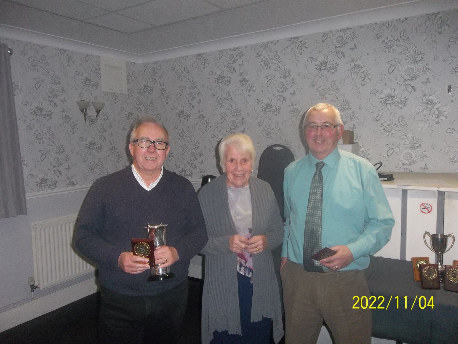 Open Pairs winners and President
