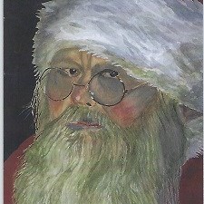 Father Christmas - Painting by John Young