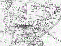 Detail Map of Withington, including references to the "Draw Bridge" canal bridges