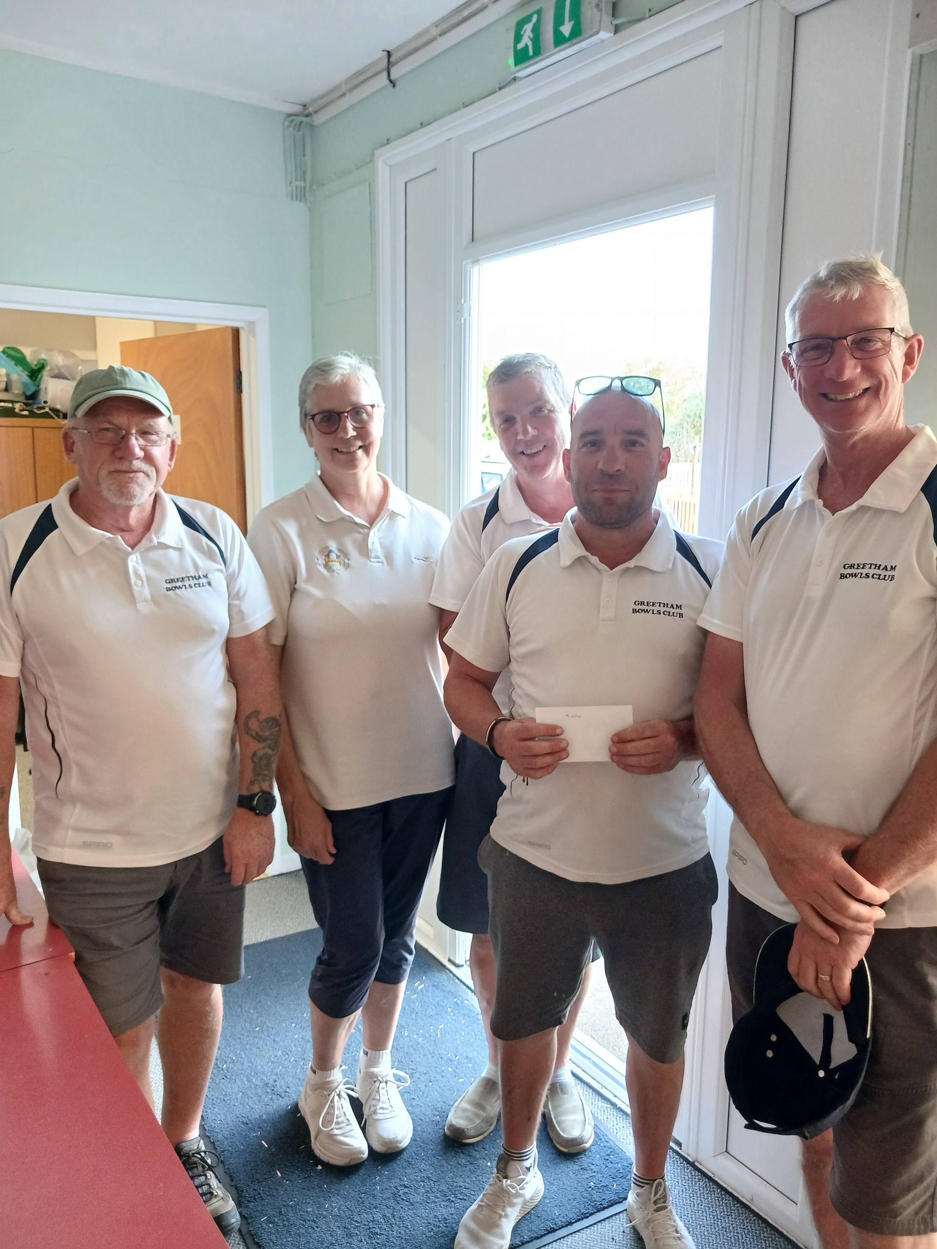President Liz Dyer with the middle team, from Greetham