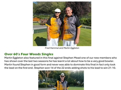Priory Bowls Club Club Tournament Final Reports