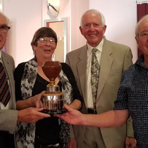 Cameron Trophy won by Colin Smale, Anne and Graham Tongeman