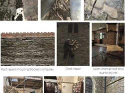 Clun Town Council with Chapel Lawn St George's Church