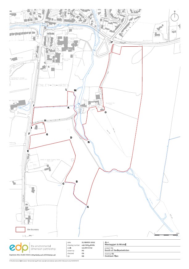 Red Line Boundary of Site
