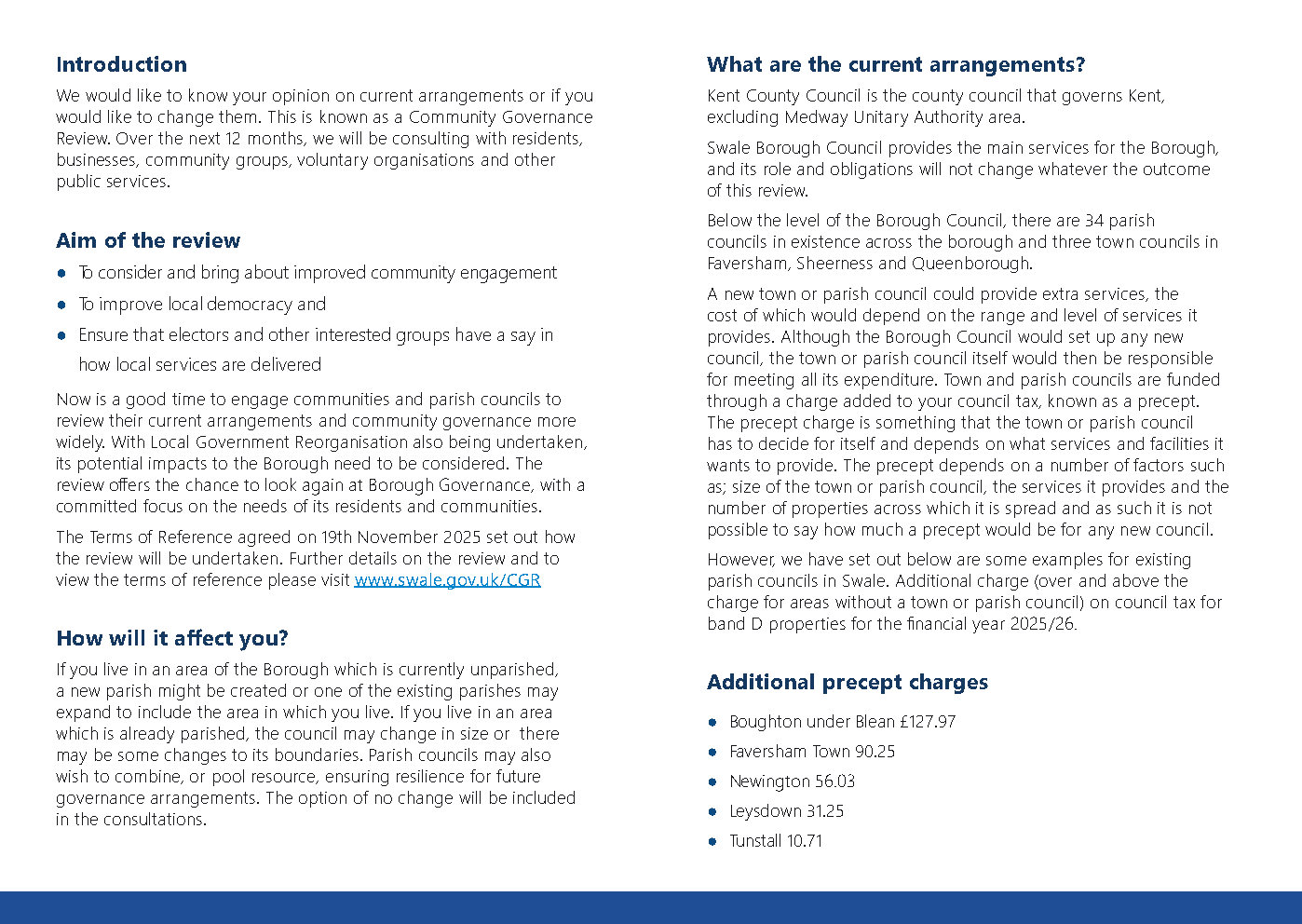 Iwade Parish Council Community Governance Review