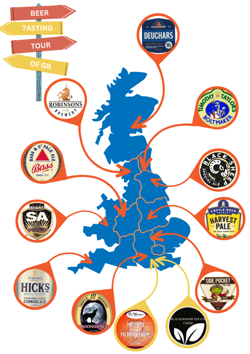ENJOY A BEER TASTING TOUR OF GREAT BRITAIN!